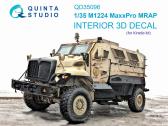 Quinta Studio M1224 MaxxPro MRAP - Interior 3D Decal (KIN)