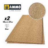 Ammo Mig Jimenez CREATE CORK Fine Grain (2mm) - 2 pcs