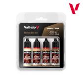 Vallejo Game Color, tanned skin set 4x18ml