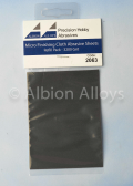 Albion Alloys Micro Finishing Cloth Abrasive Sheets Refill - 3200 Grit