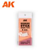 AK Interactive RUBBING STICK SPARE TIPS 5 MM