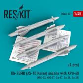 ResKit Kh-25MR (AS-10 Karen) Missile w APU-68 (4 pcs)