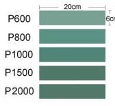Trumpeter Sandpaper 20cm x 6cm (P600, P800, P1000, P1500, P2000)
