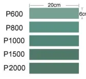 Trumpeter Sandpaper 20cm x 6cm (P600, P800, P1000, P1500, P2000)