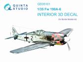 Quinta Studio Focke-Wulf FW 190A-6 - Interior 3D Decal (BDM)