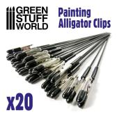 Green Stuff World Alligator Clips x20