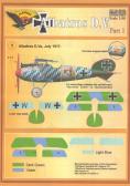 Print Scale Albatros D.V. Part 1 - Decals