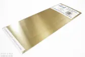 Albion Alloys Brass Sheet 0.4 mm 1 sheet - 100 x 250 mm