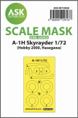 ASK Distribution A-1H Skyrayder - One-sided painting express mask (HAS/HBY)