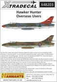 Xtradecal Hawker Hunters, Overseas Users