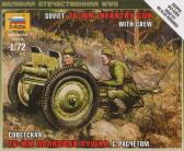 Zvezda Soviet 76mm Infantry Gun w Crew