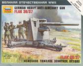 Zvezda German Heavy Anti-Aircraft Gun FlaK 36/37