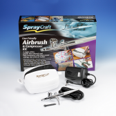 Shesto Ltd Airbrush & Compressor Kit (Top feed, Single action)