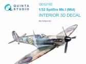 Quinta Studio 1/32 Spitfire Mk.1 (Mid) 3D-Print.&col.Interior