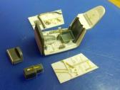 RES-IM Resin Improvement Messerschmitt Bf 109G-5, Bf 109G-6, Bf 109G-8, Bf 109G-14 - cockpit set (AZM)