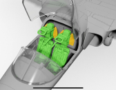 Pilot Replicas SAAB 105/SK60 - Superdetailed Ejection Seats (PIR)