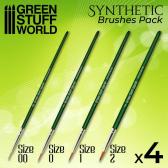 Green Stuff World GREEN SERIES Synthetic Brush Set