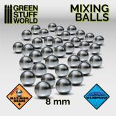 Green Stuff World Mixing Paint Steel Bearing Balls in 8mm