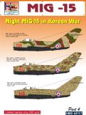 H-Models Decals Mikoyan MiG-15 Night Fighters over Korea, Pt.4 - Decals