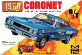 Model Products Corporation 1968 Coronet R/T One of the Dodge Scat Pack With trailer 1:25