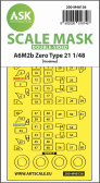 ASK Distribution A6M2b Zero Type 21 - Double-sided express mask (ACA)