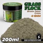 Green Stuff World Static Grass Flock 4-6mm - Brown Moor Grass - 200 ml